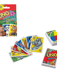 Mattel UNO Junior Card Game with 45 Cards, Gift for Kids 3 Years Old & Up
