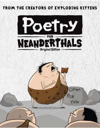 Poetry for Neanderthals by Exploding Kittens - Family Card Game - Card Game for Adults, Teens & Kids
