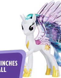 My Little Pony Princess Celestia, Luna, and Cadance 3 Pack - 3" Glitter Unicorn Toys with Wings from The Movie
