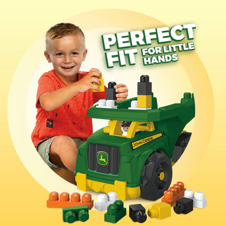 Mega Bloks John Deere Dump Truck , Green