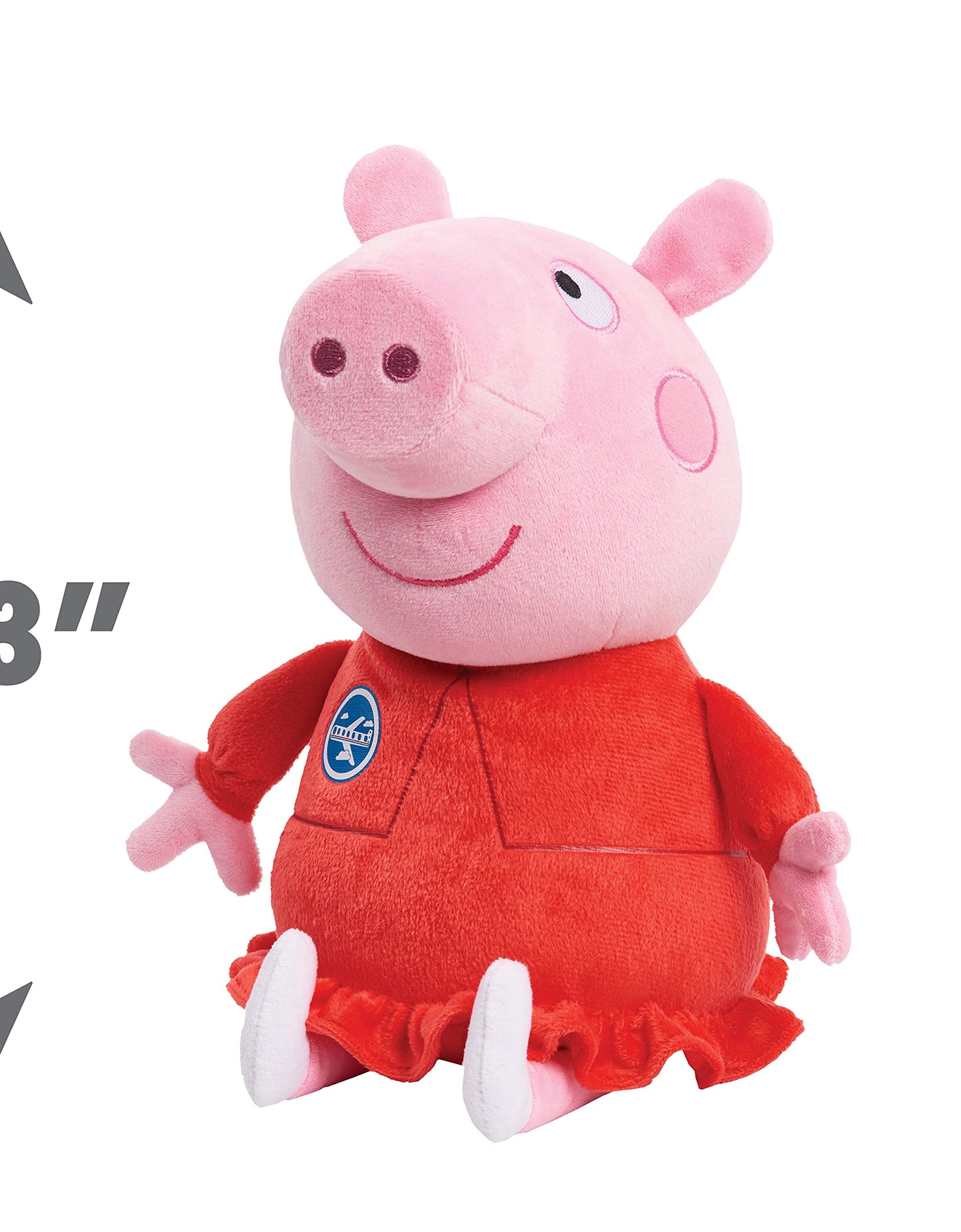 Peppa Pig 13.5-Inch Tourist Peppa Pig Plush, Super Soft & Cuddly Stuffed Animal, Amazon Exclusive, by Just Play