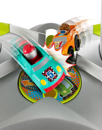 Fisher-Price Little People Launch & Loop Raceway, vehicle playset for toddlers and preschool kids
