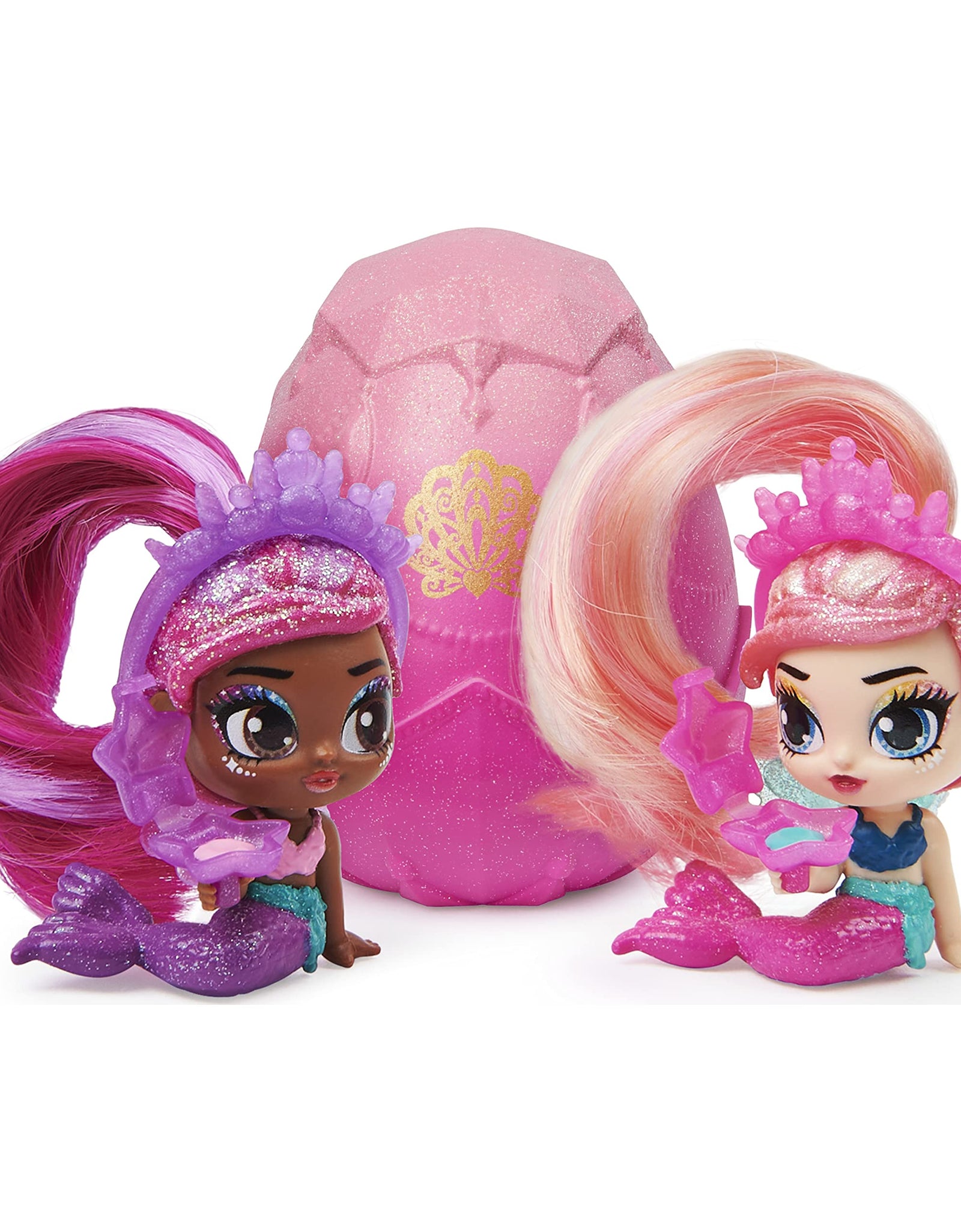 Hatchimals Pixies, Mermaids 2-Pack Collectible Dolls & Accessories (Styles May Vary), Girl Toys for Ages 5 and up