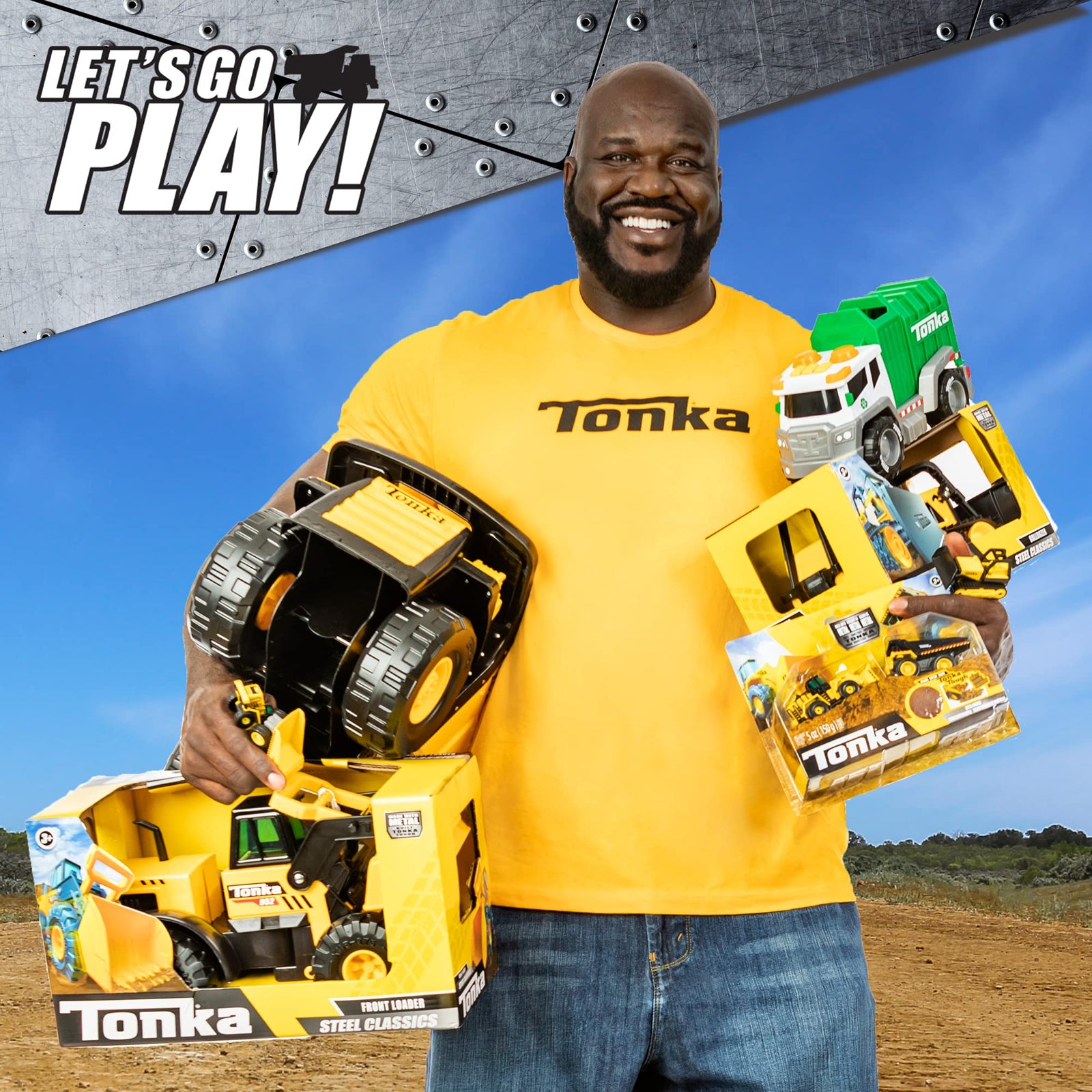 Tonka - Steel Classics Road Grader - Amazon Exclusive - Frustration Free Packaging