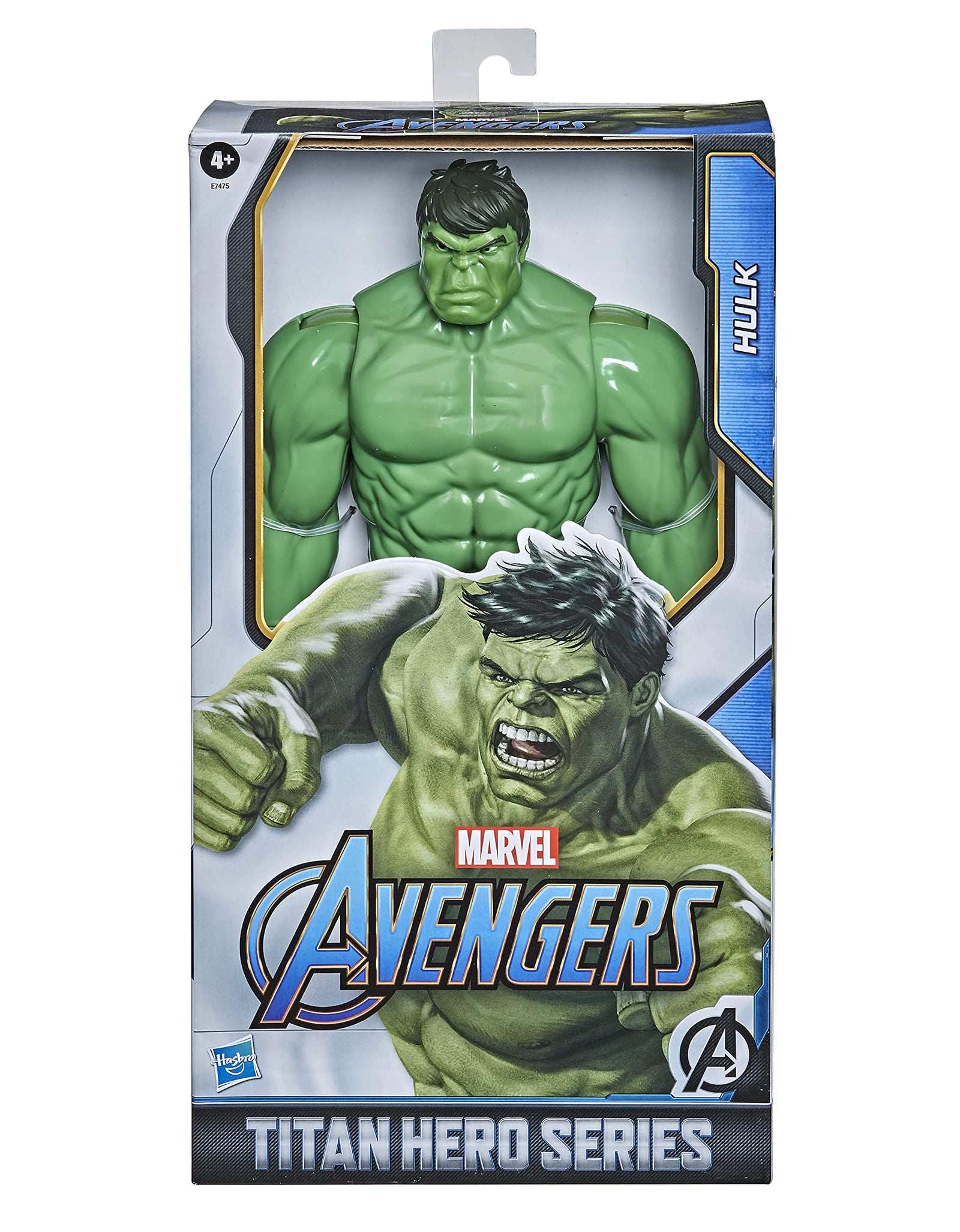 Marvel Avengers Titan Hero Series Blast Gear Deluxe Hulk Action Figure, 30-cm Toy, Inspired byMarvel Comics, for Children Aged 4 and Up