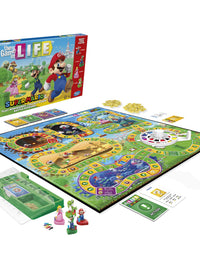 Hasbro Gaming The Game of Life: Super Mario Edition Board Game for Kids Ages 8 and Up, Play Minigames, Collect Stars, Battle Bowser
