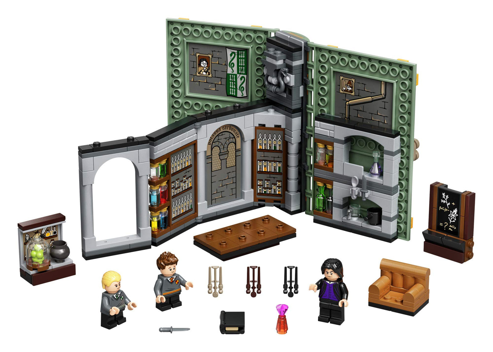 LEGO Harry Potter Hogwarts Moment: Potions Class 76383 Brick-Built Playset with Professor Snape’s Potions Class, New 2021 (270 Pieces)