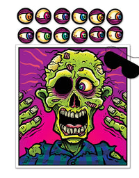Beistle Pin The Eyeball On The Zombie Games - 1 Pc
