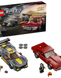 LEGO Speed Champions Chevrolet Corvette C8.R Race Car and 1968 Chevrolet Corvette 76903 Building Kit; New 2021 (512 Pieces)
