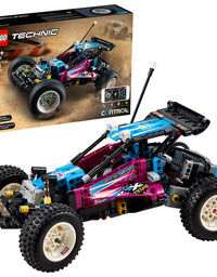 LEGO Technic Off-Road Buggy 42124 Model Building Kit; App-Controlled Retro RC Buggy Toy for Kids, New 2021 (374 Pieces)
