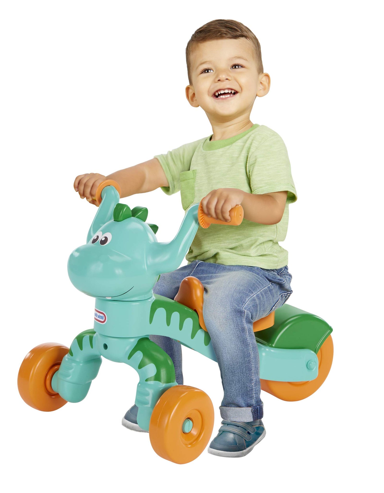 Little Tikes Go and Grow Dino Indoor Outdoor Ride On Toy Trike for Preschool Kids - Toddlers Dinosaur Inspired Toys and Toddler Trike to Develop Motor Skills for Boys Girls Age 1-3 Years