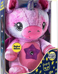 Ontel Star Belly Dream Lites, Stuffed Animal Night Light, Magical Pink and Purple Unicorn, As Seen on TV
