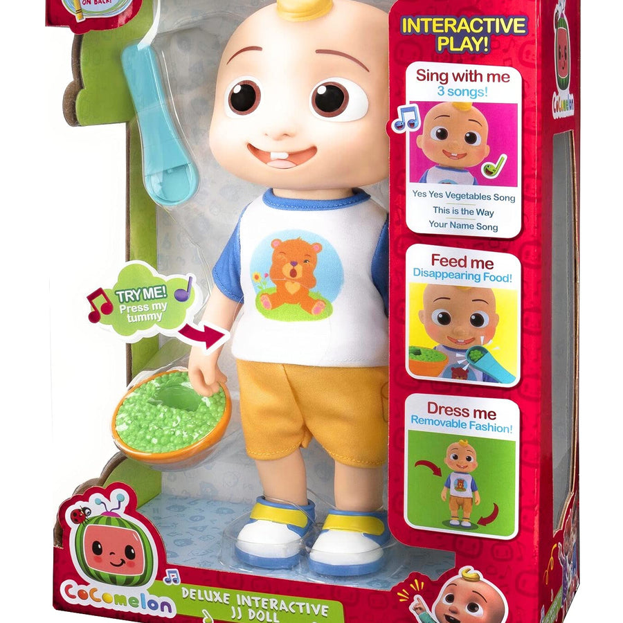 CoComelon Official Deluxe Interactive JJ Doll with Sounds