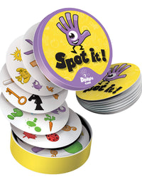 Spot It! Classic Card Game | Game For Kids | Age 6+ | 2 to 8 Players | Average Playtime 15 minutes | Eco-Blister | Made by Zygomatic
