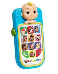 CoComelon JJ’s First Learning Toy Phone for Kids with Lights, Sounds, Music to Introduce Feelings, Letters, Numbers, Colors, Shapes, and Weather to Children, by Just Play
