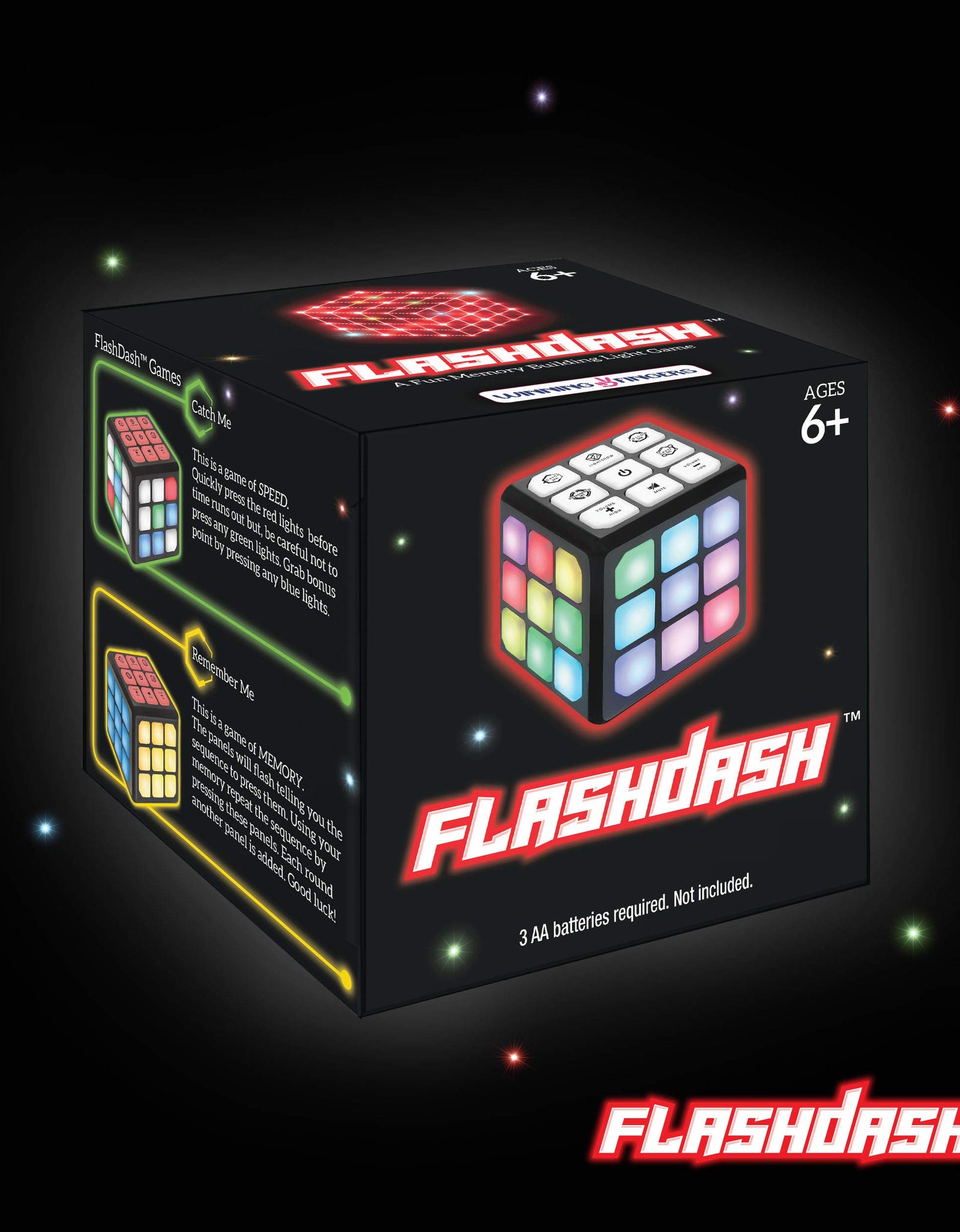 Flashing Cube Electronic Memory & Brain Game | 4-in-1 Handheld Game for Kids | STEM Toy for Kids Boys and Girls | Fun Gift Toy for Kids Ages 6-12 Years Old