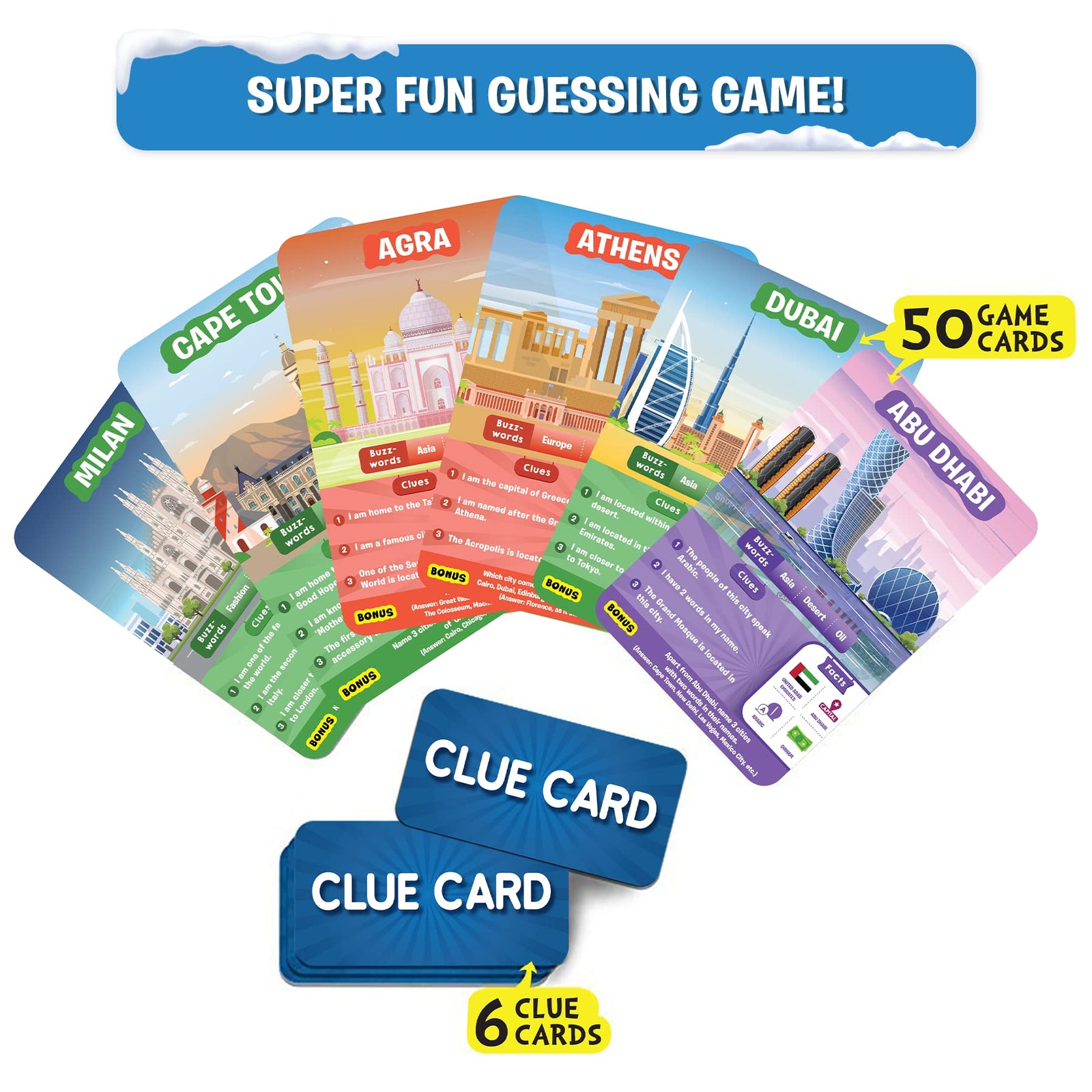 Skillmatics Card Game : Guess in 10 States of America | Gifts, Stocking Stuffer for 8 Year Olds and Up | Super Fun for Travel & Family Game Night