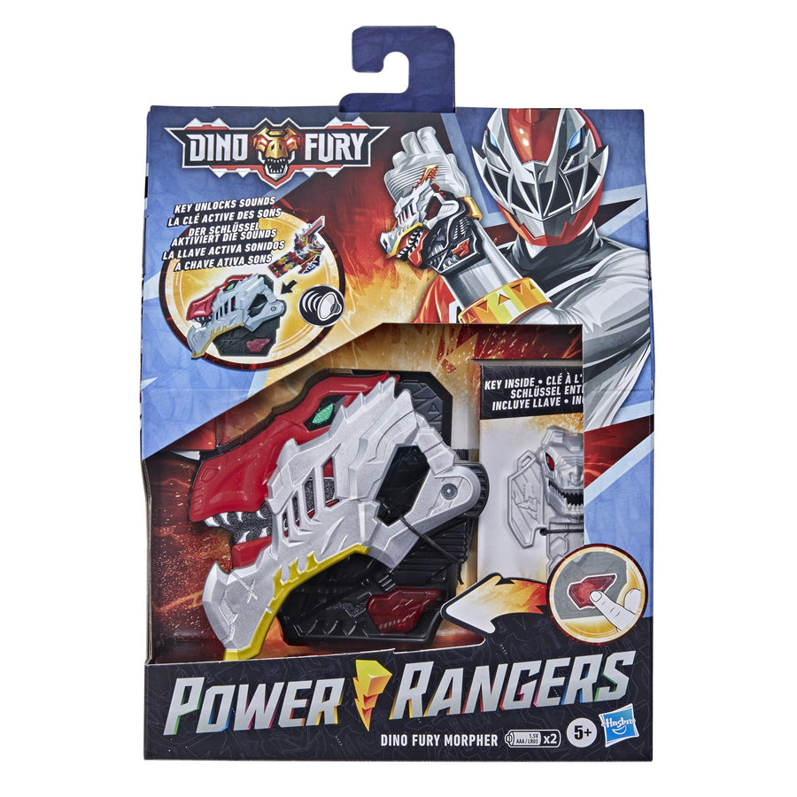 Power Rangers Dino Fury Morpher Electronic Toy with Lights and Sounds Includes Dino Fury Key Inspired TV Show Ages 5 and Up