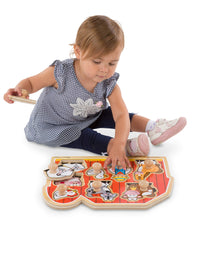 Melissa & Doug Farm Animals Jumbo Knob Wooden Puzzle
