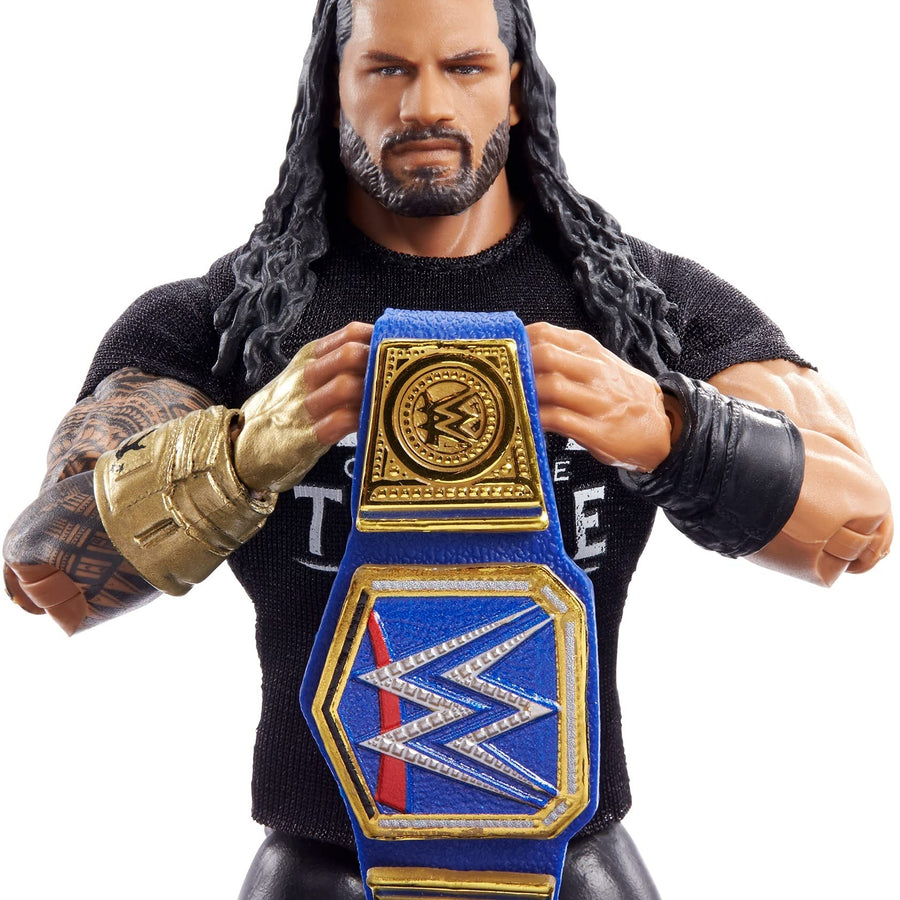 WWE Roman Reigns Elite Collection Series 88 Action Figure 6 in Posable Collectible Gift Fans Ages 8 Years Old and Up