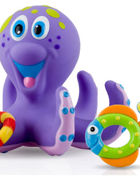 Nuby Octopus Floating Bath Toy , Purple
