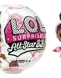 LOL Surprise All-Star B.B.s Sports Series 3 Soccer Team Sparkly Dolls with 8 Surprises, Accessories, Surprise Doll
