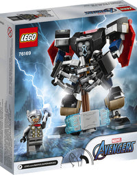 LEGO Marvel Avengers Classic Thor Mech Armor 76169 Cool Thor Hammer Playset; Superhero Building Toy for Kids, New 2020 (139 Pieces)
