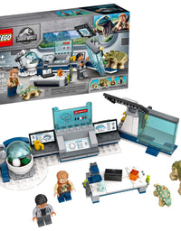 LEGO Jurassic World Dr. Wu's Lab: Baby Dinosaurs Breakout 75939 Fun Dinosaur Toy Building Kit, Featuring Owen Grady, Plus Baby Triceratops and Ankylosaurus Toy Dinosaur Figures (164 Pieces)
