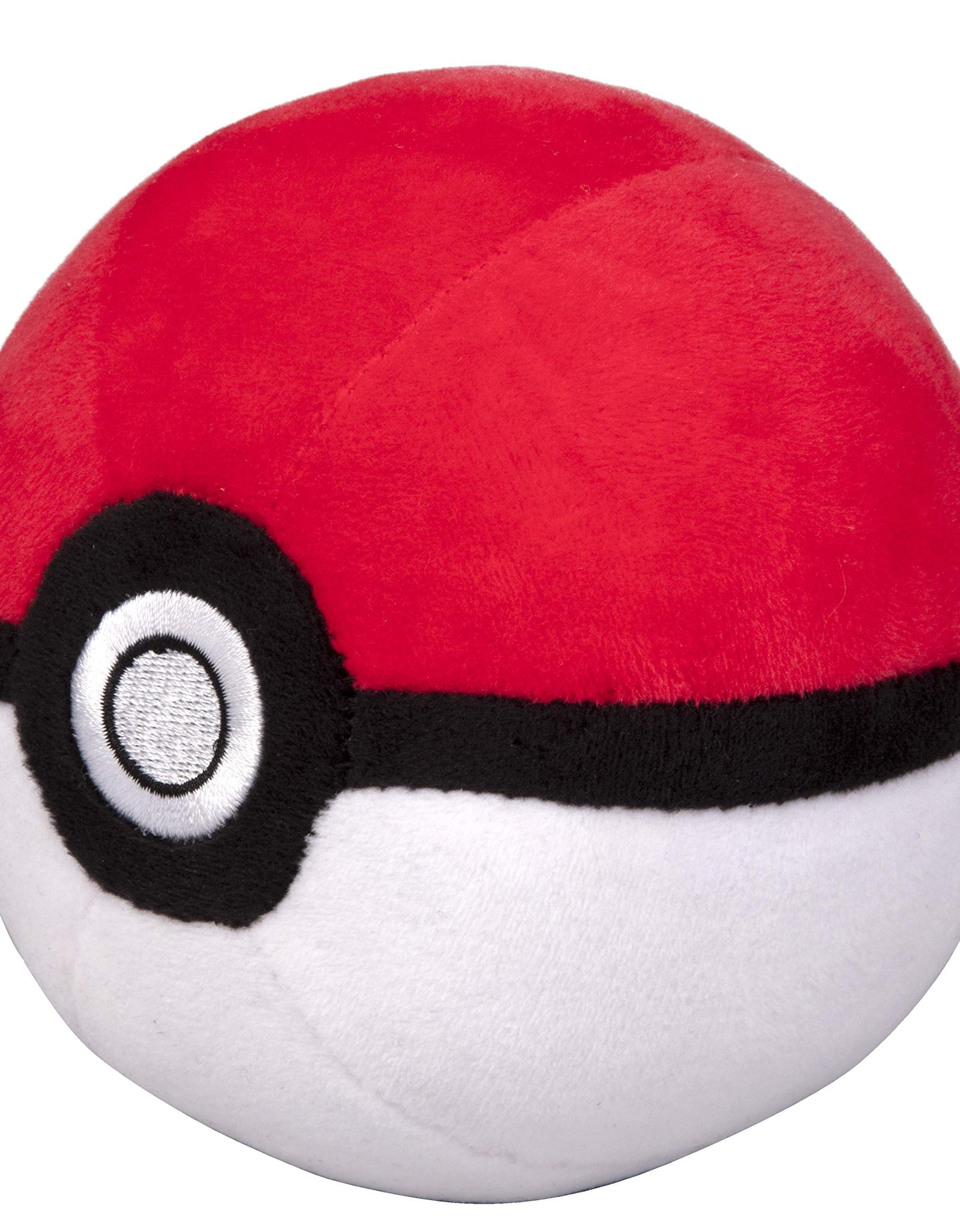 Pokémon 4" Pokéball Plush - Soft Stuffed Poké Ball with Weighted Bottom