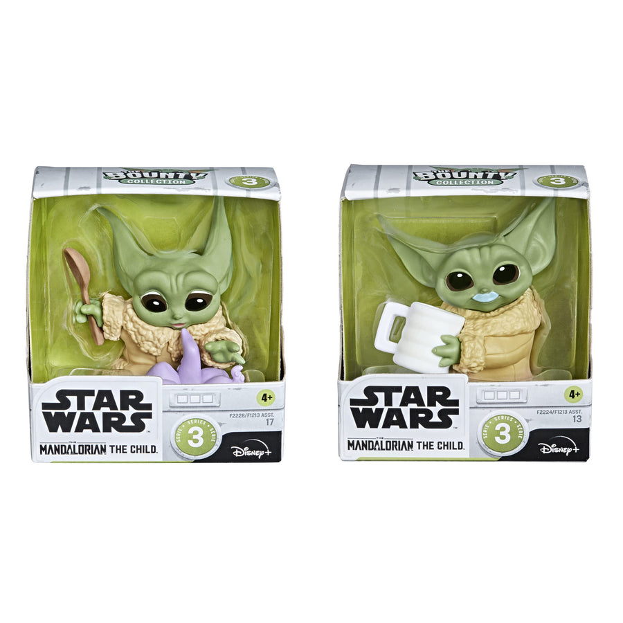 Star Wars The Bounty Collection Series 3 The Child Figures 2.25-Inch-Scale Tentacle Soup Surprise, Blue Milk Mustache Posed Toys, 4 and Up