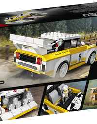 LEGO Speed Champions 1985 Audi Sport Quattro S1 76897 Toy Cars for Kids Building Kit Featuring Driver Minifigure (250 Pieces)
