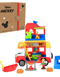 Disney Junior Mickey Mouse Outdoor and Explore Camper, Lights and Sounds Playset, Amazon Exclusive, by Just Play
