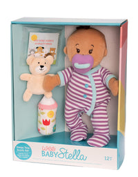 Manhattan Toy Wee Baby Stella Beige Sleepy Times Scent 12" Soft Baby Doll Set
