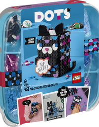 LEGO DOTS Secret Holder 41924 DIY Craft Decorations Kit; Creative Activity for Kids Who Want to Make a Cool Cat Set, New 2021 (451 Pieces)
