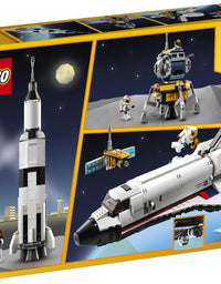 LEGO Creator 3in1 Space Shuttle Adventure 31117 Building Kit; Cool Toys for Kids Who Love Rockets and Creative Fun; New 2021 (486 Pieces)
