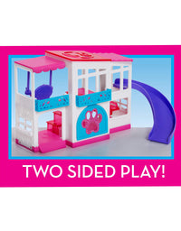Barbie Pet Dreamhouse 2-Sided Playset, 10-pieces Include Pets and Accessories, by Just Play
