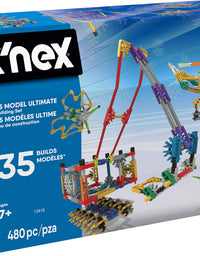 K’NEX – 35 Model Building Set – 480 Pieces – For Ages 7+ Construction Education Toy (Amazon Exclusive)
