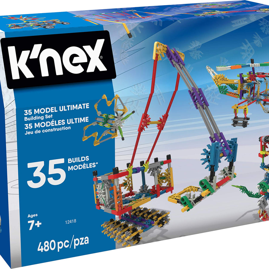K’NEX – 35 Model Building Set – 480 Pieces – For Ages 7+ Construction Education Toy (Amazon Exclusive)