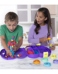 Kinetic Sand, Sandwhirlz Playset with 3 Colors of Kinetic Sand (2lbs) and Over 10 Tools, for Kids Aged 3 and up
