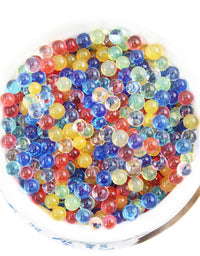 Elongdi Water Beads Pack Rainbow Mix 50,000 Beads Growing Balls, Jelly Water Gel Beads for Spa Refill, Kids Sensory Toys , Vases, Plant, Wedding and Home Decor
