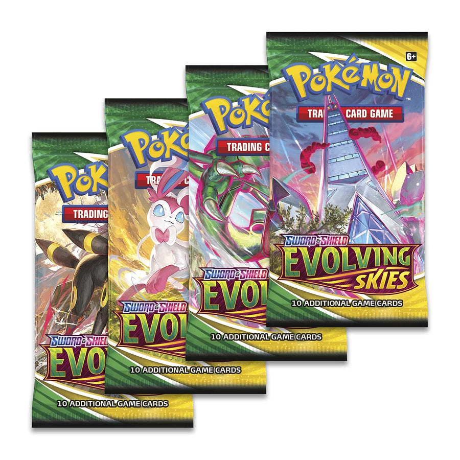 Pokemon Sword and Shield Evolving Skies Booster Display Box - 36 Packs of 10 Cards