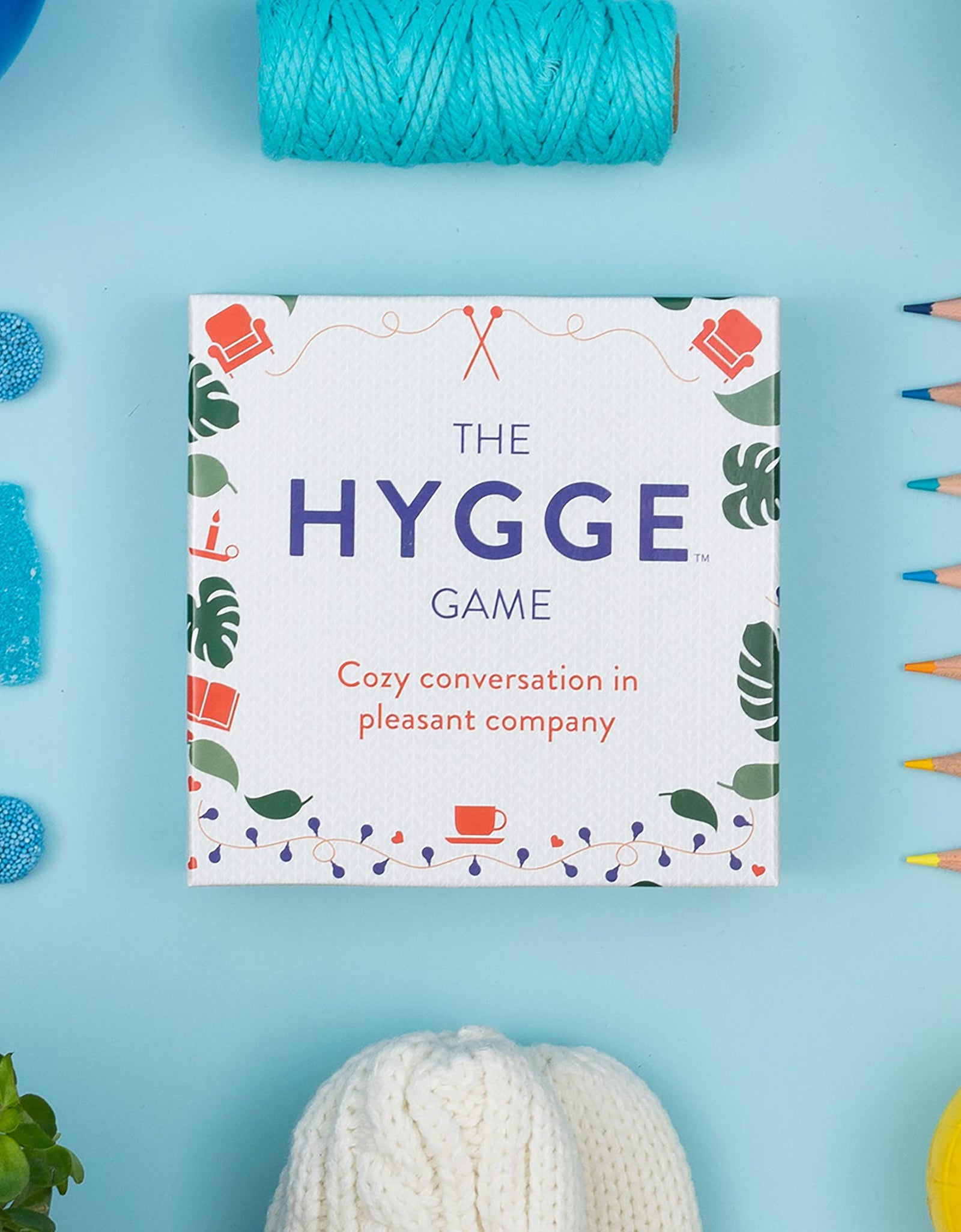 The Hygge Game - Cozy Conversation In Pleasant Company Multicolored, White