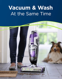 Bissell Crosswave Pet Pro All in One Wet Dry Vacuum Cleaner and Mop for Hard Floors and Area Rugs, 2306A
