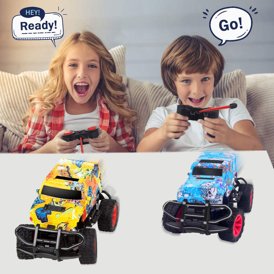NARRIO Kids Toys for 3 4 5 6 Year Old Boys Birthday Gift, Remote Control Car for Boys 3-5 RC Cars Monster Trucks for Boy Toys Age 4-7, Christmas Teen Gifts for 3-7 Year Old Boys Toddler Toys Age 2-6