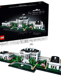 LEGO Architecture Collection: The White House 21054 Model Building Kit, Creative Building Set for Adults, A Revitalizing DIY Project and Great Gift for Any Hobbyists (1,483 Pieces)
