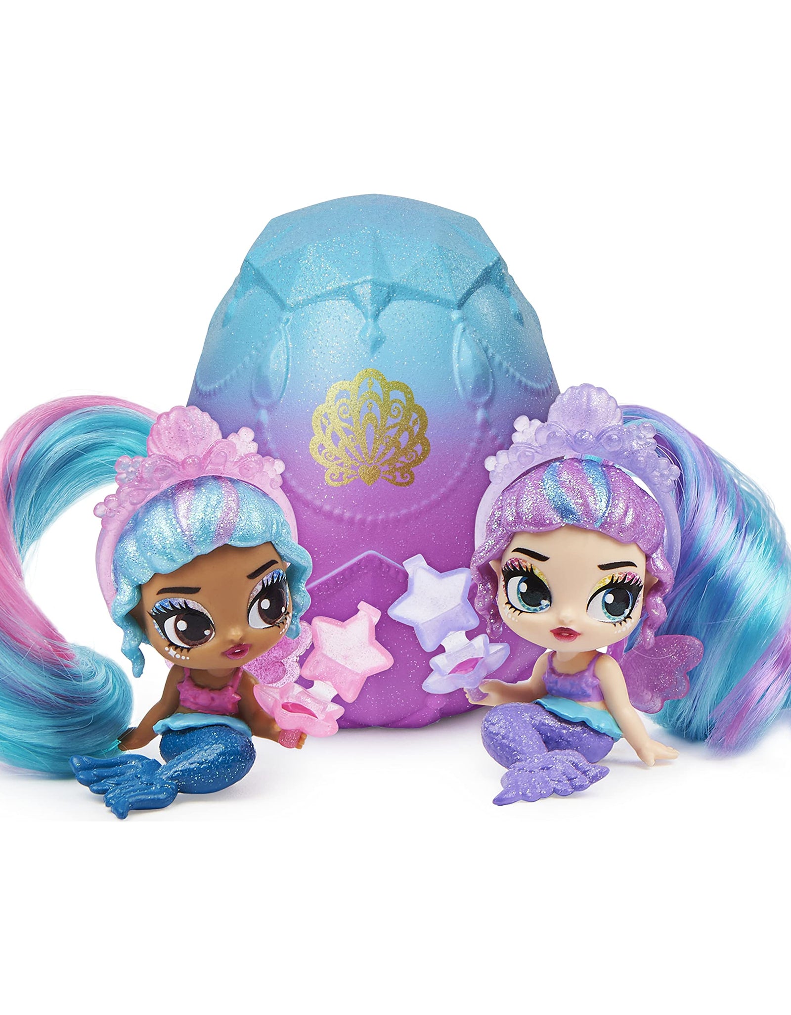 Hatchimals Pixies, Mermaids 2-Pack Collectible Dolls & Accessories (Styles May Vary), Girl Toys for Ages 5 and up