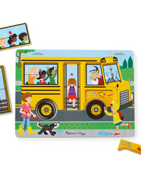 Melissa & Doug The Wheels on the Bus Sound Puzzle
