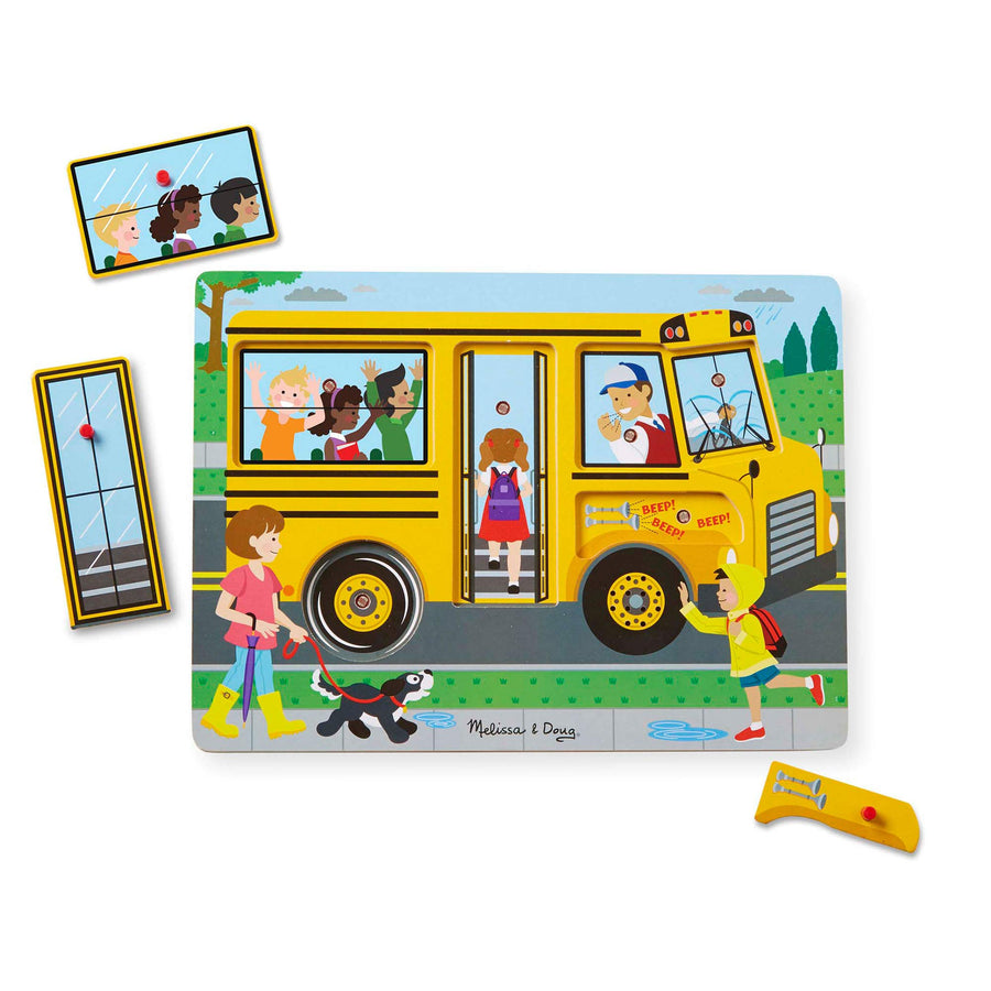Melissa & Doug The Wheels on the Bus Sound Puzzle