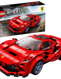 LEGO Speed Champions 76895 Ferrari F8 Tributo Toy Cars for Kids, Building Kit Featuring Minifigure (275 Pieces)
