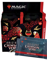 Magic: The Gathering Innistrad: Crimson Vow Collector Booster Box | 12 Packs + 2 Dracula Box Toppers (182 Magic Cards)
